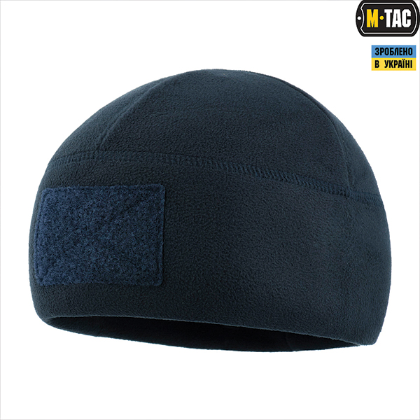 M-Tac шапка Watch Cap Elite фліс (270г/м2) з липучкою Dark Navy Blue. Фото 5