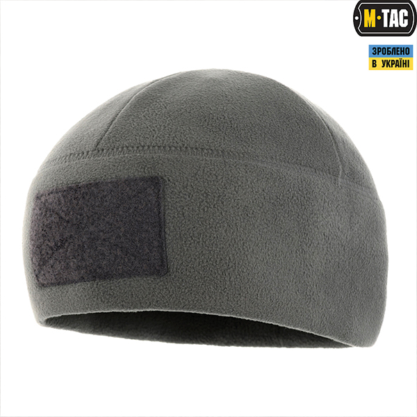 M-Tac шапка Watch Cap Elite фліс (270г/м2) з липучкою Grey. Фото 5