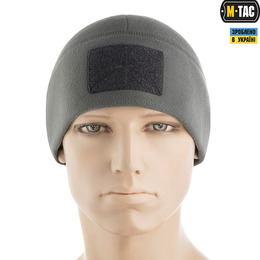 M-Tac шапка Watch Cap Elite фліс (270г/м2) з липучкою Grey