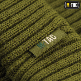 M-Tac шапка в'язана 100% акрил Olive. Фото 5