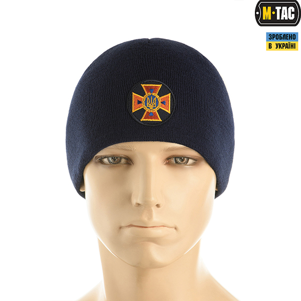 M-Tac шапка ДСНС тонка в'язка 100% акрил Dark Navy Blue. Фото 2