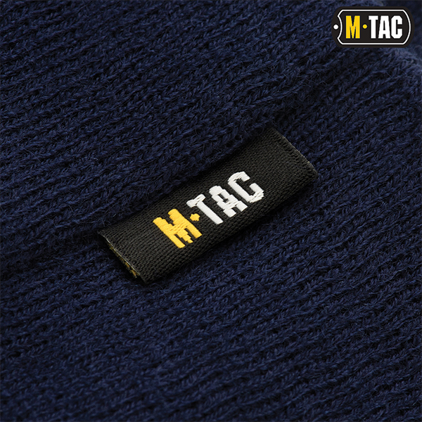 M-Tac шапка ДСНС тонка в'язка 100% акрил Dark Navy Blue. Фото 7