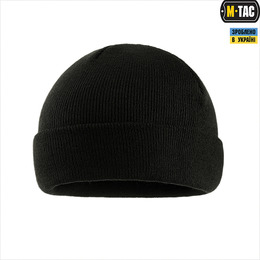 M-Tac шапка тонка в'язка 100% акрил Black. Фото 4