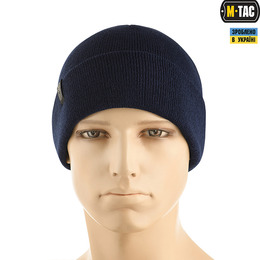 M-Tac шапка тонка в'язка 100% акрил Dark Navy Blue