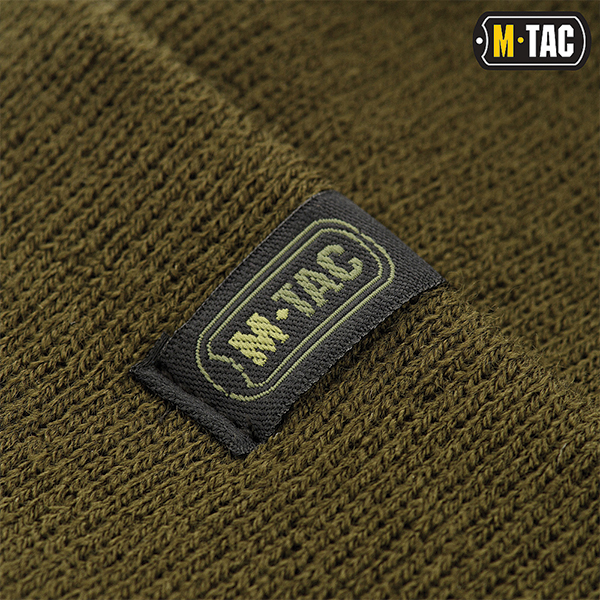 M-Tac шапка тонка в'язка 100% акрил Dark Olive. Фото 5