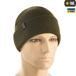 M-Tac шапка тонка в'язка 100% акрил Dark Olive. Фото 3