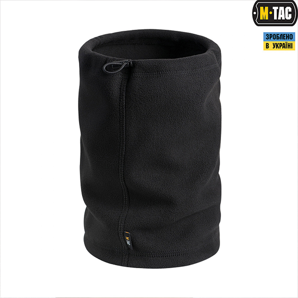 M-Tac шарф-труба Elite короткий з затяжкою фліс (260г/м2) Black. Фото 3