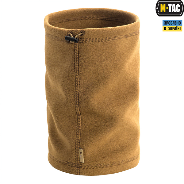 M-Tac шарф-труба Elite короткий з затяжкою фліс (260г/м2) Coyote Brown. Фото 3