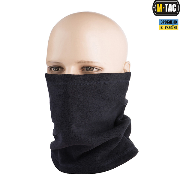 M-Tac шарф-труба Elite короткий з затяжкою фліс (260г/м2) Dark Navy Blue