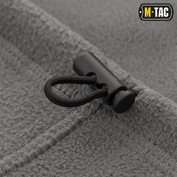 M-Tac шарф-труба Elite короткий з затяжкою фліс (260г/м2) Grey. Фото 4