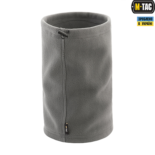 M-Tac шарф-труба Elite короткий з затяжкою фліс (260г/м2) Grey. Фото 5