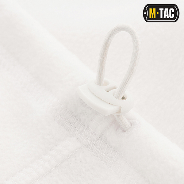 M-Tac шарф-труба Elite короткий з затяжкою фліс (260г/м2) White. Фото 4