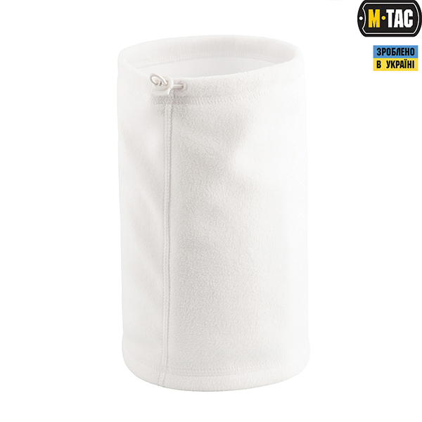 M-Tac шарф-труба Elite короткий з затяжкою фліс (260г/м2) White. Фото 5