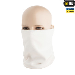 M-Tac шарф-труба Elite короткий з затяжкою фліс (260г/м2) White