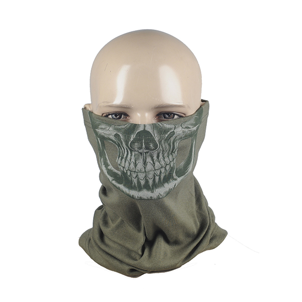 M-Tac шарф-труба Reaper Skull олива. Фото 2