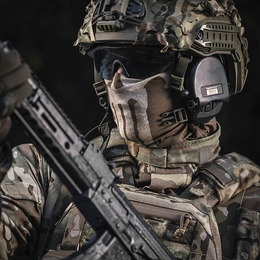 M-Tac шарф-труба полегшений Punisher Coyote. Фото 9