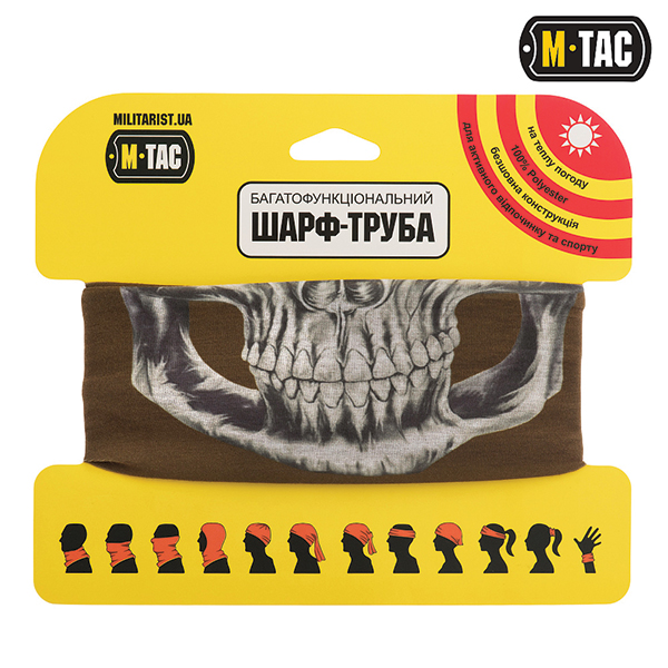 M-Tac шарф-труба полегшений Reaper Skull Coyote. Фото 14
