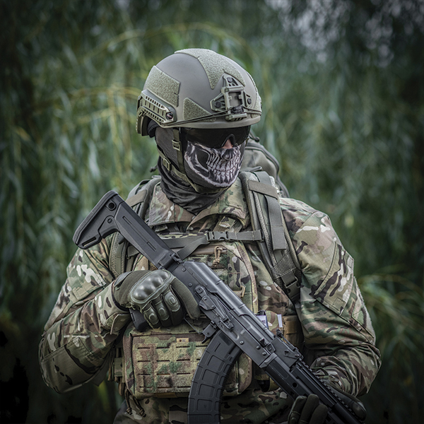 M-Tac шарф-труба полегшений Reaper Skull Olive. Фото 10