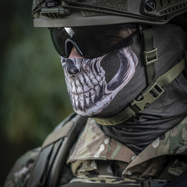M-Tac шарф-труба полегшений Reaper Skull Olive. Фото 11