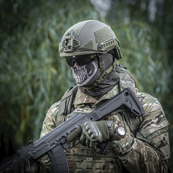 M-Tac шарф-труба полегшений Reaper Skull Olive. Фото 12