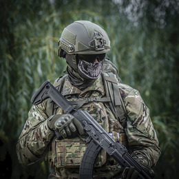 M-Tac шарф-труба полегшений Reaper Skull Olive. Фото 10