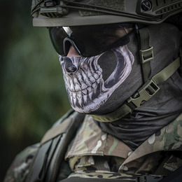 M-Tac шарф-труба полегшений Reaper Skull Olive. Фото 11