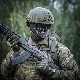 M-Tac шарф-труба полегшений Reaper Skull Olive. Фото 9
