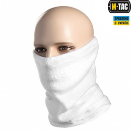 M-Tac шарф-труба з затяжкою фліс (260г/м2) білий