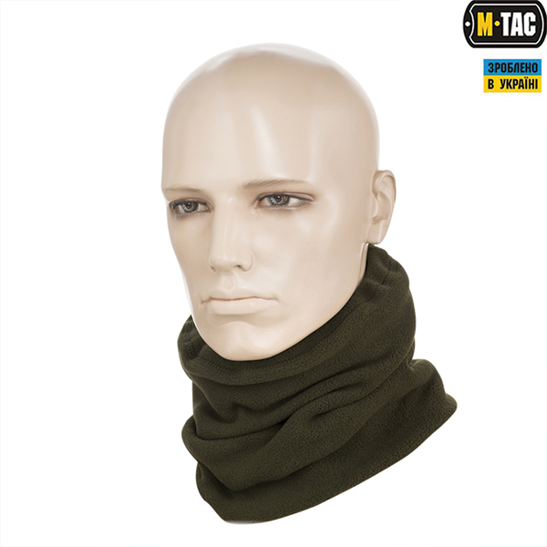 M-Tac шарф-труба з затяжкою фліс (260г/м2) олива. Фото 2