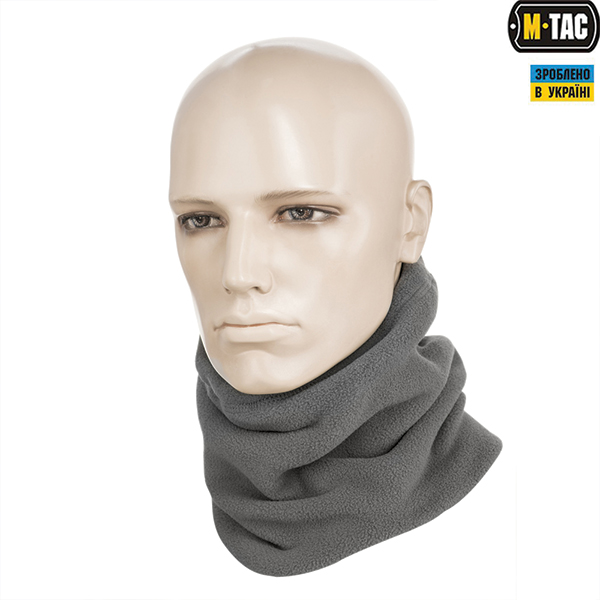 M-Tac шарф-труба з затяжкою фліс (260г/м2) сірий. Фото 2