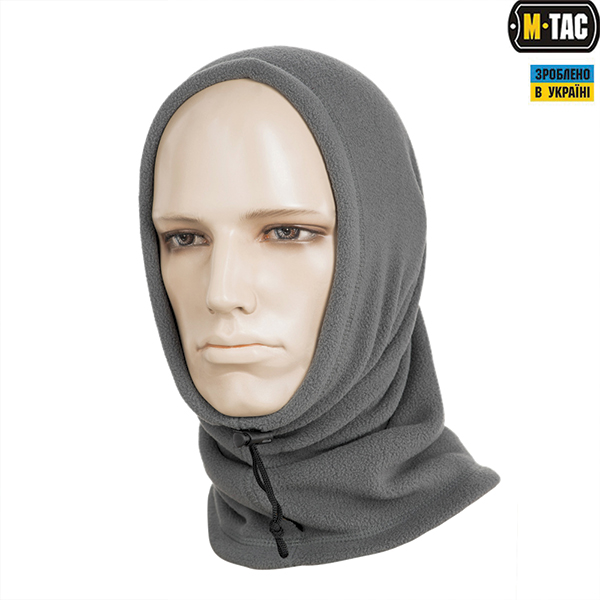 M-Tac шарф-труба з затяжкою фліс (260г/м2) сірий. Фото 3