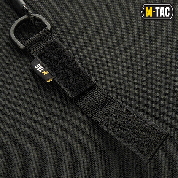 M-Tac шнур страхувальний Medium комбінований з D-кільцем чорний. Фото 3