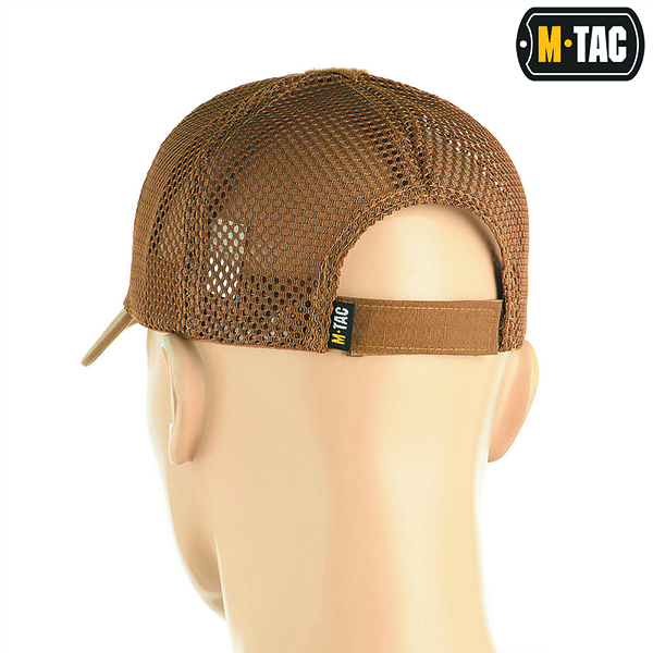 M-Tac бейсболка з липучкою та сіткою Flex ріп-стоп Coyote Brown. Фото 3