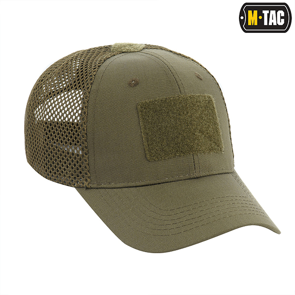 M-Tac бейсболка з липучкою та сіткою Flex ріп-стоп Dark Olive. Фото 5