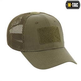 M-Tac бейсболка з липучкою та сіткою Flex ріп-стоп Dark Olive. Фото 5