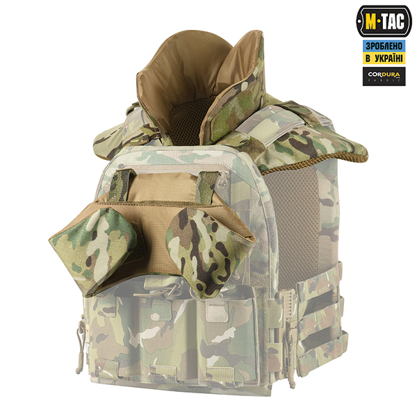 M-Tac Горжет з балістичними пакетами 1 клас для Cuirass QRS Multicam. Фото 9