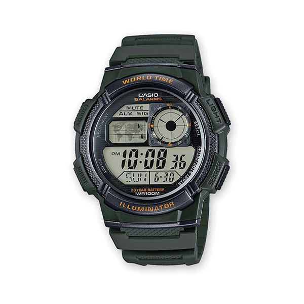 Годинник Casio TIMELESS COLLECTION AE-1000W-3AVEF Olive