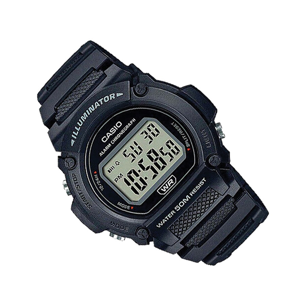 Годинник Casio TIMELESS COLLECTION W-219H-8B Black. Фото 2
