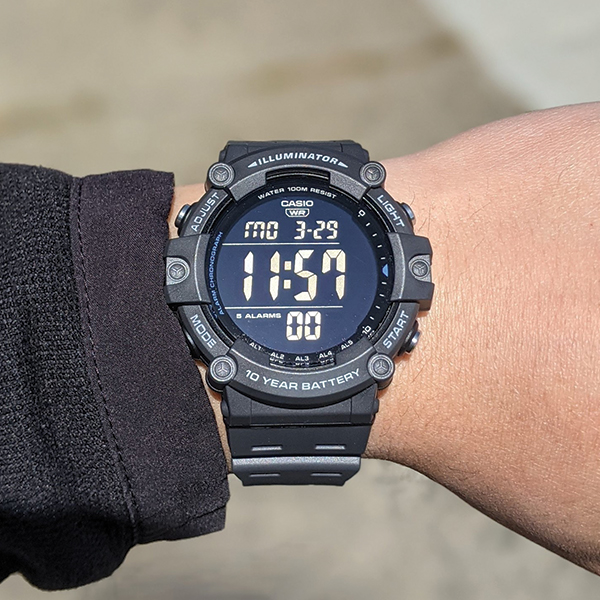 Годинник Casio AE-1500WH-8BVCF Black. Фото 3