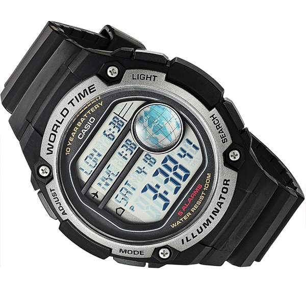 Годинник Casio AE-3000W-1AVEF Black. Фото 2