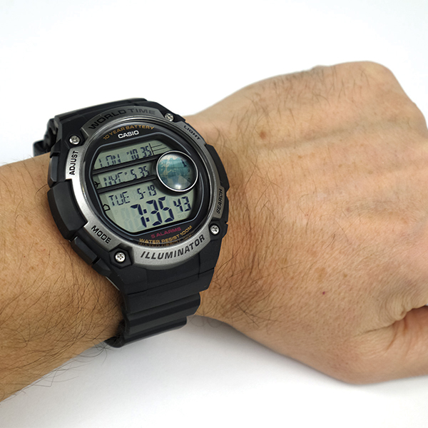 Годинник Casio AE-3000W-1AVEF Black. Фото 3