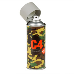 Фарба маскувальна C4 Military Grade RAL 7030 Steingrau 400 мл. Фото 2