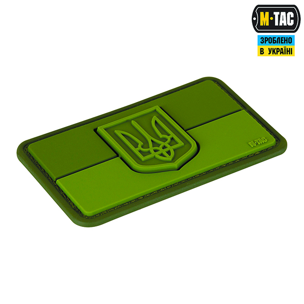 M-Tac нашивка прапор України з гербом PVC Olive. Фото 2