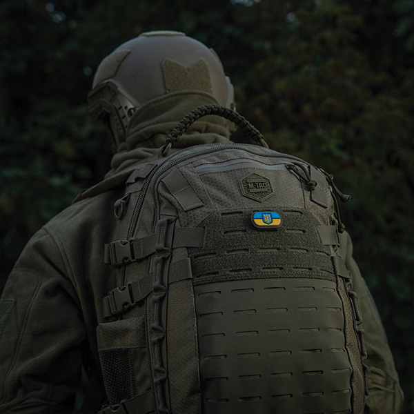 M-Tac Molle Patch Прапор України з гербом PVC Full Color/Ranger Green. Фото 6