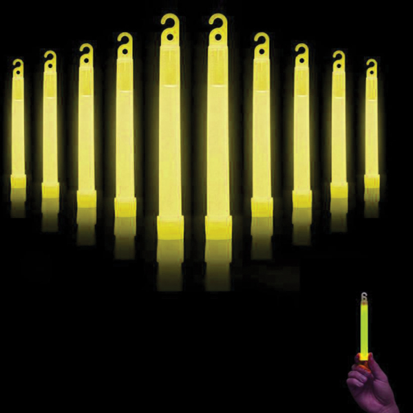 Хімічне джерело світла BaseCamp GlowSticks Yellow. Фото 2