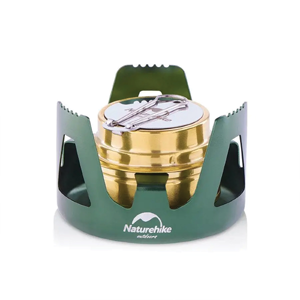 Пальник спиртовий Naturehike NH Alcohol Burner steel NH18L001-T зелений