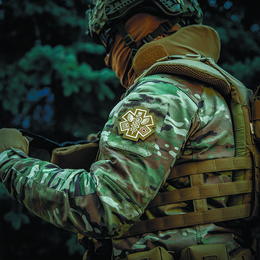 M-Tac нашивка Paramedic (вишивка) Coyote. Фото 6