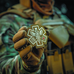 M-Tac нашивка Paramedic (вишивка) Coyote. Фото 7