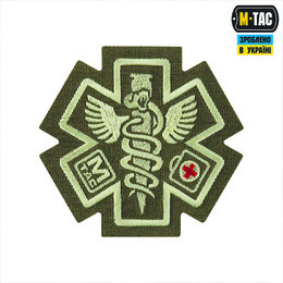 M-Tac нашивка Paramedic (вишивка) Ranger Green