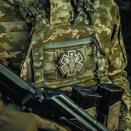 M-Tac нашивка Paramedic (вишивка) Ranger Green